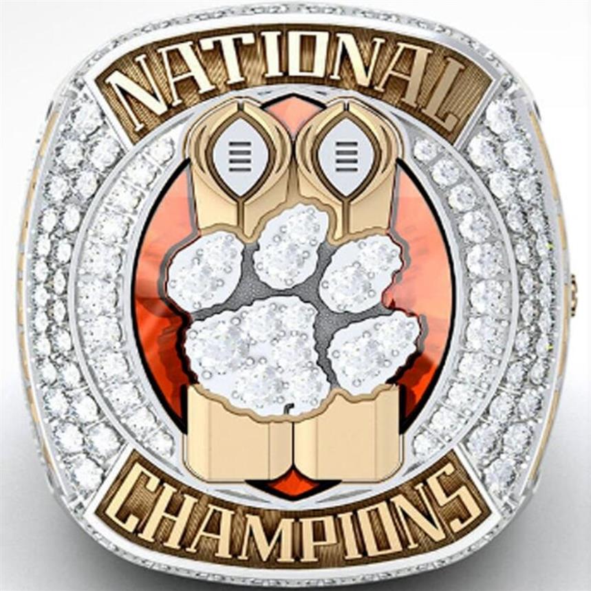 2018 2019 Clemson Tigers Final NCAA National Championship Ring Fan Men Gift Whole Drop 326I
2018 2019 Clemson Tigers Final NCAA National Championship Ring Fan Men Gift Whole Drop 326I