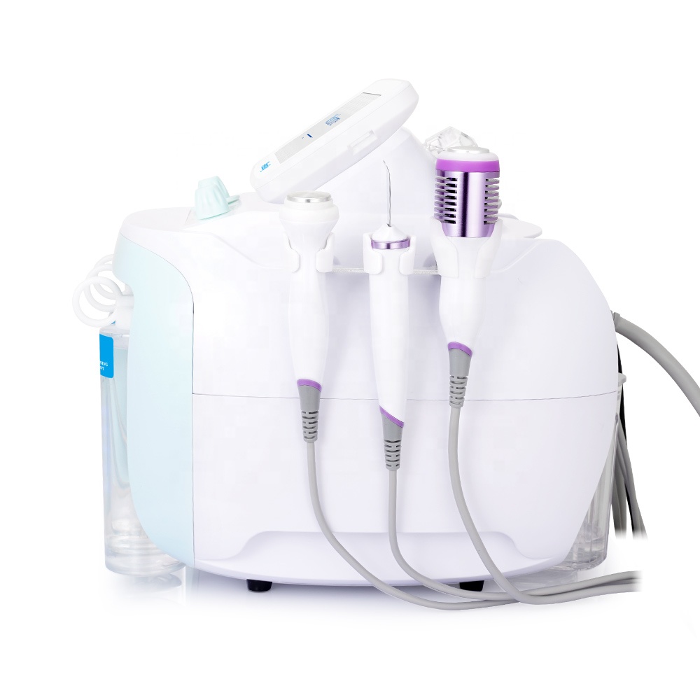 Skin Rejuvenation Facial Lifting Cleansing Microdermabrasion Equipment for Acne Removal Wrinkle Tightening Oxygen Bubble Facial Beauty Machine