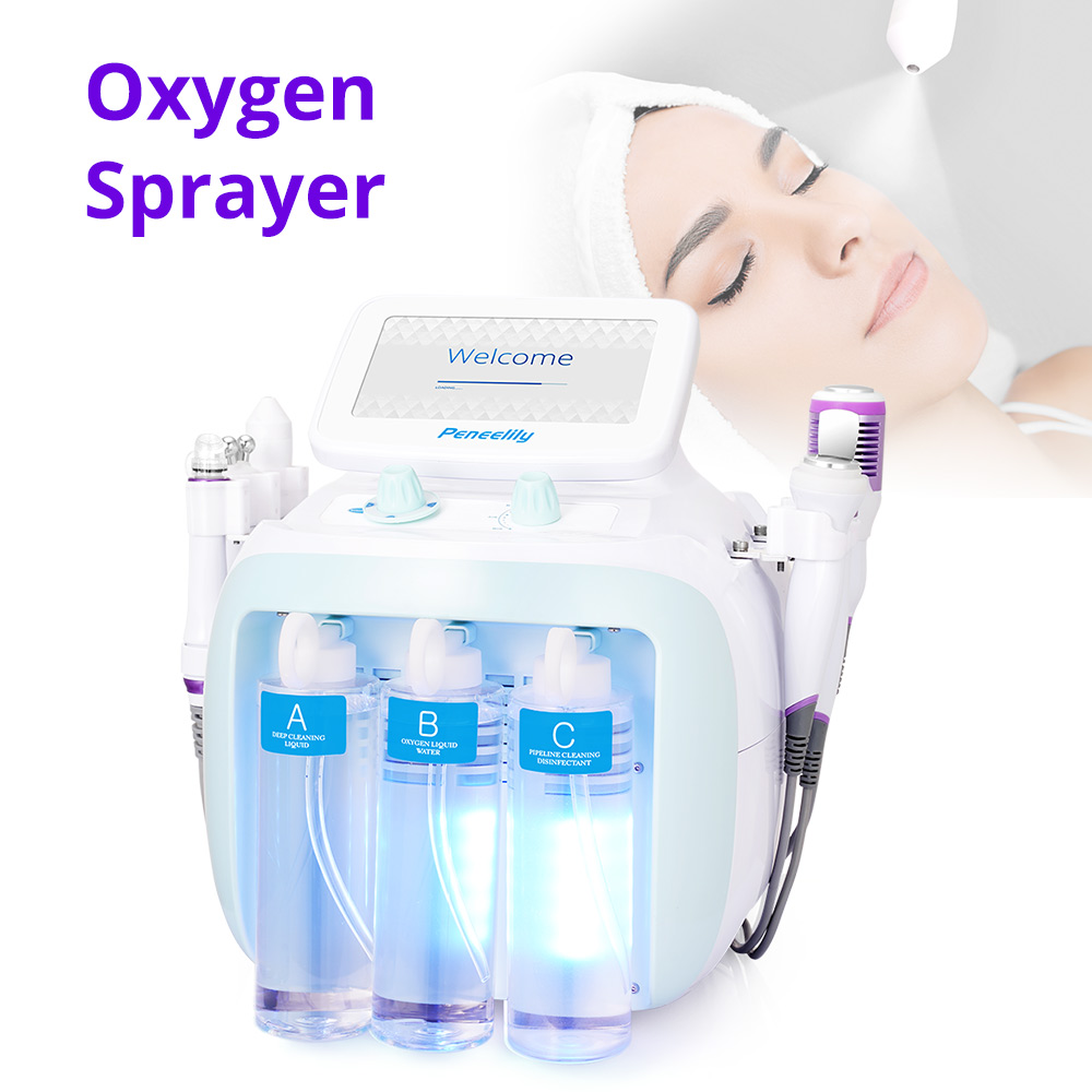 Skin Care Machine Exfoliate dead skin Face Lifting Anti Wrinkle Water Oxygen Facial Beauty Equipment