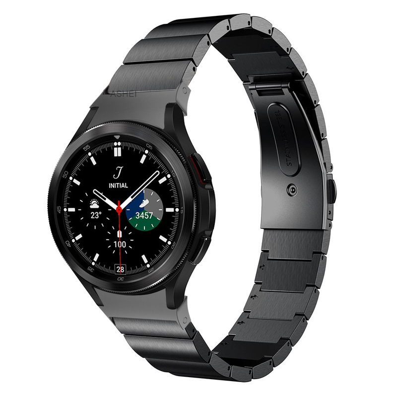 For Samsung Galaxy Watch 4 5 Band 40mm 44mm/Galaxy Watch 4 Classic 46mm 42mm/5 pro 45mm No Gaps strap Stainless Steel Bracelet 220819