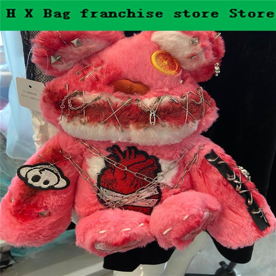 Backpack H X Gothic Dark Bloody Bear Crossbody Sick And Slim Cool Punk Lolita Lo Niang Shoulder Lady Bag Original Niche237U, Gauze
Backpack H X Gothic Dark Bloody Bear Crossbody Sick And Slim Cool Punk Lolita Lo Niang Shoulder Lady Bag Original Niche237U, Gauze