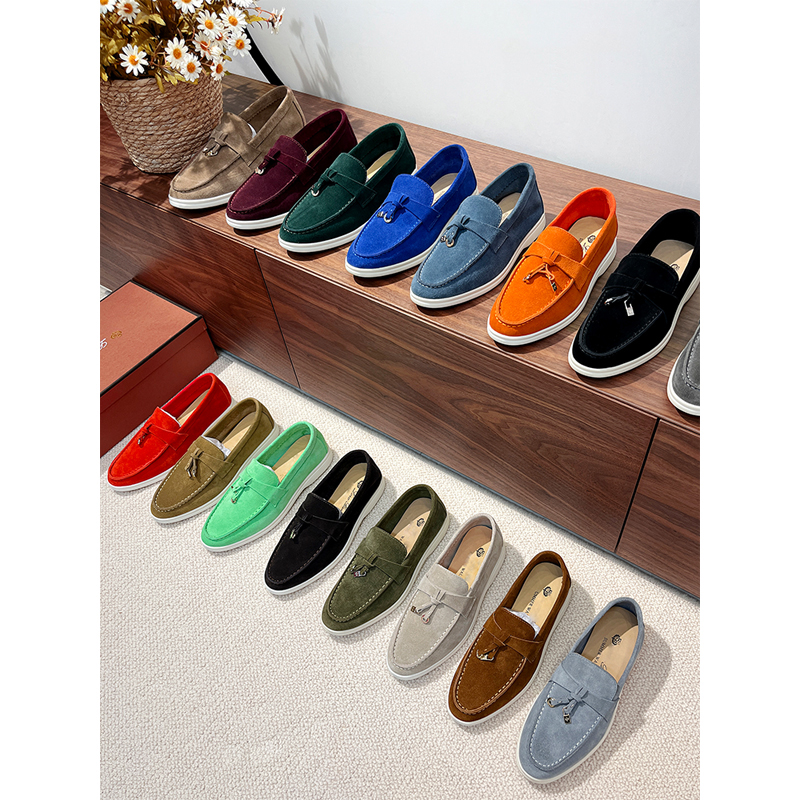 Top business casual flat walking shoes women's Suede fashion LP suitable for driver's British large comfortable one foot lazy Penny shoes 35-45, 10
Top business casual flat walking shoes women's Suede fashion LP suitable for driver's British large comfortable one foot lazy Penny shoes 35-45, 10