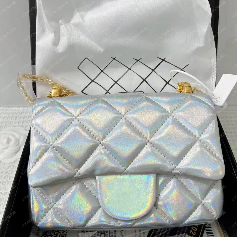 Luxury Designer Messenger mini Bag New Classic Plaid Chain Mermaid Colorful Soft Comfortable Gorgeous Casual Shoulder Bag, Box
Luxury Designer Messenger mini Bag New Classic Plaid Chain Mermaid Colorful Soft Comfortable Gorgeous Casual Shoulder Bag, Box