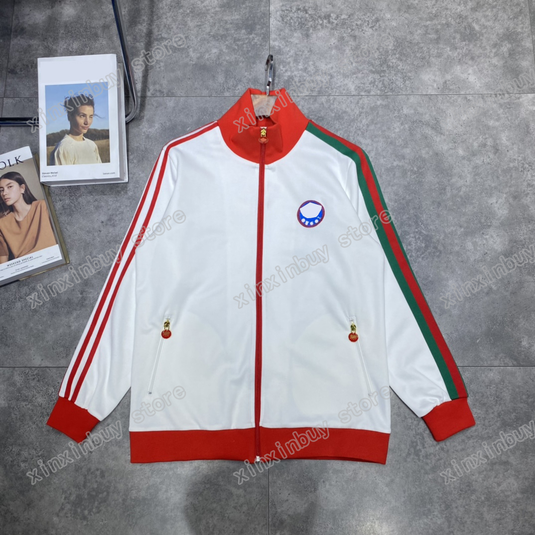 xinxinbuy Designers Jackets Men Women flower pineapple Embroidery patch cotton fabric Lapel Neck Streetwear white red M-2XL
xinxinbuy Designers Jackets Men Women flower pineapple Embroidery patch cotton fabric Lapel Neck Streetwear white red M-2XL