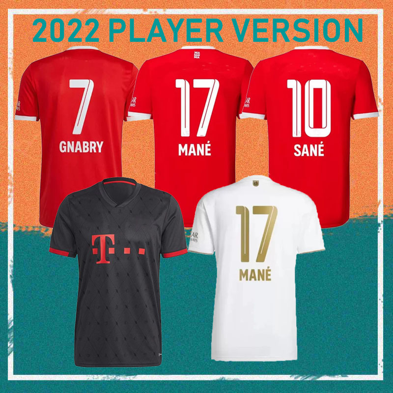 22/23 Player version SANE MANE Soccer Jersey 2022 Home Red GNABRY GORETZKA KIMMICH DAVIES Maillots De Foot Shirt HERNANDEZ GRAVENBERCH Football uniform, 3rd player version ucl patch
22/23 Player version SANE MANE Soccer Jersey 2022 Home Red GNABRY GORETZKA KIMMICH DAVIES Maillots De Foot Shirt HERNANDEZ GRAVENBERCH Football uniform, 3rd player version ucl patch