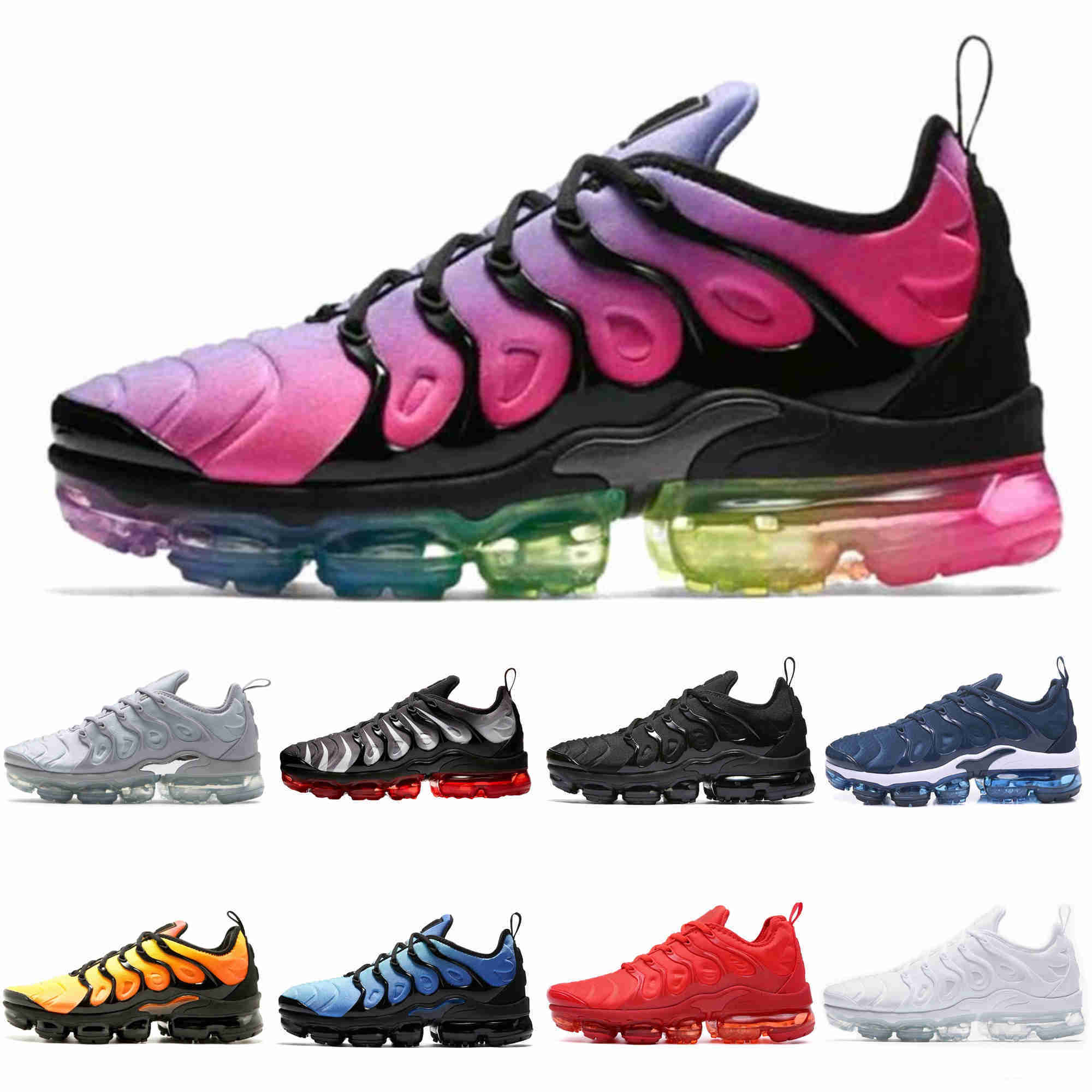 2021 TN Plus Mens Run Shoes Pink Sea Triple Black White Red Voltage Purple Lemon Lime Trainers Sports Sneakers 36-46, Color 1
2021 TN Plus Mens Run Shoes Pink Sea Triple Black White Red Voltage Purple Lemon Lime Trainers Sports Sneakers 36-46, Color 1