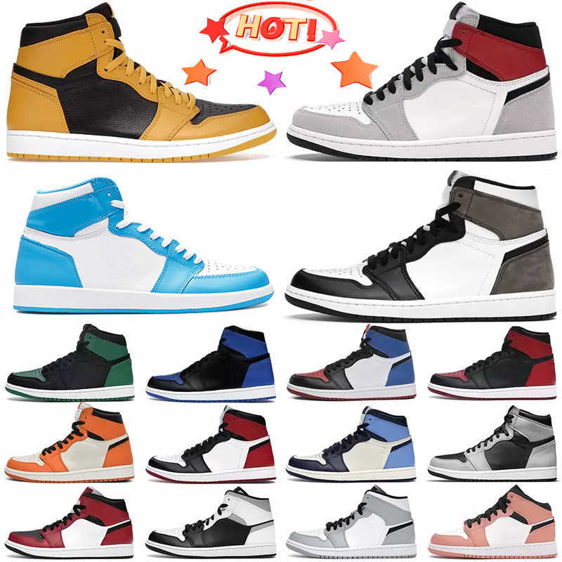 Classic Jump man 1s men women basksetball shoes Bred Patent Bordeaux Brotherhood Dark Mocha Chicago Obsidian Bubble Gum fragment Shadow, 32
Classic Jump man 1s men women basksetball shoes Bred Patent Bordeaux Brotherhood Dark Mocha Chicago Obsidian Bubble Gum fragment Shadow, 32