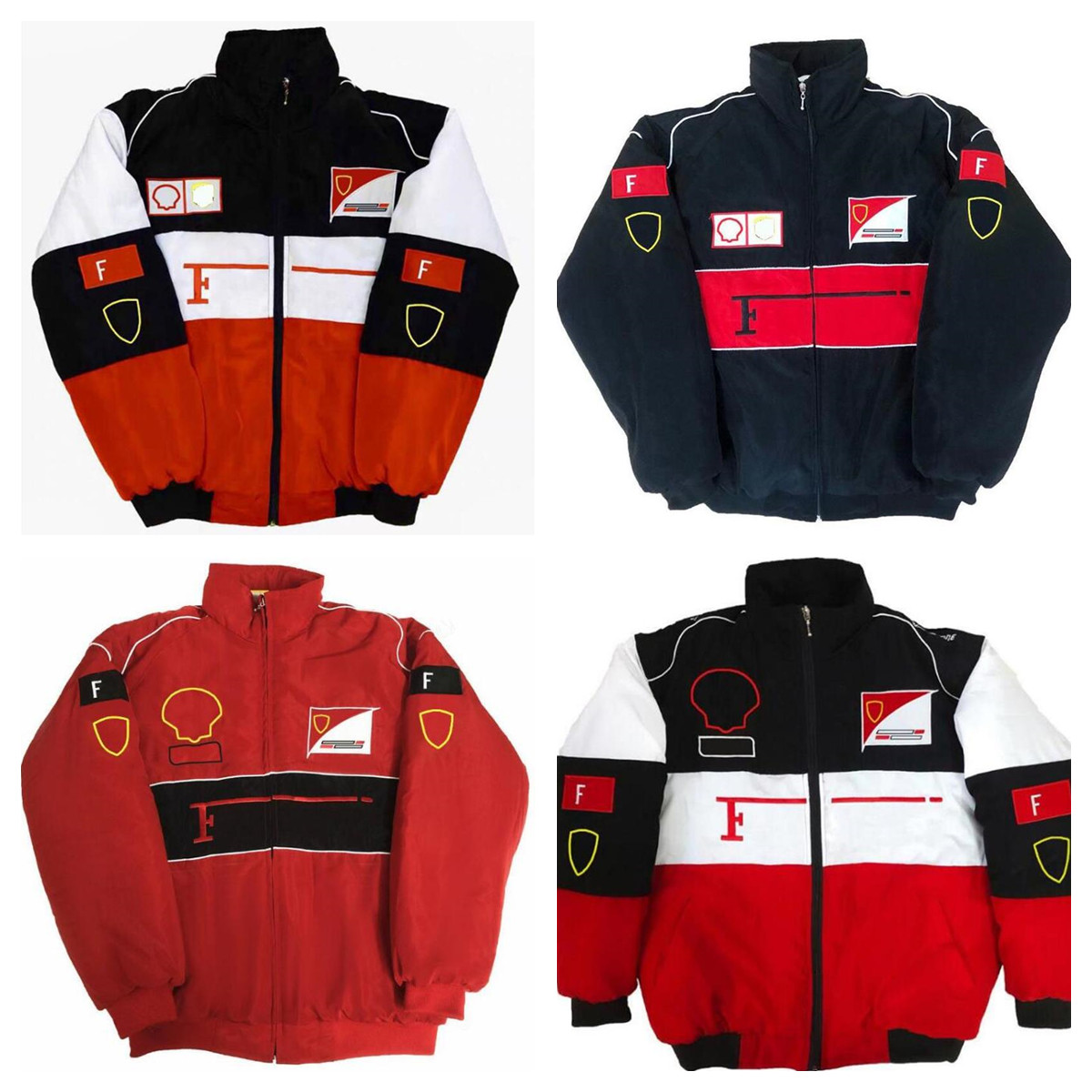 F1 racing suit 2022 autumn and winter new team full embroidered logo cotton padded jacket spot sales
F1 racing suit 2022 autumn and winter new team full embroidered logo cotton padded jacket spot sales