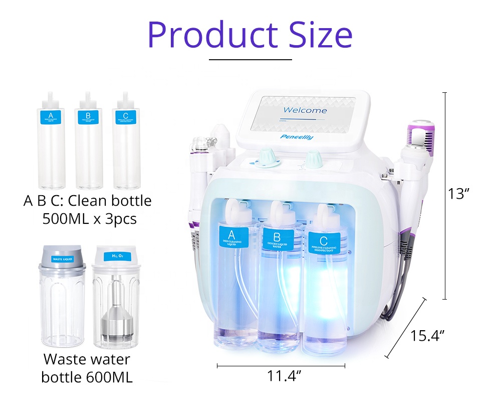 Skin Care Machine Exfoliate dead skin Face Lifting Anti Wrinkle Water Oxygen Facial Beauty Equipment