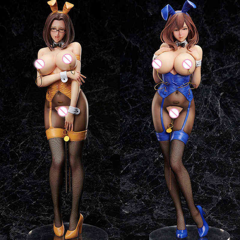 1/4 Scale Anime Statue Kuwajima Yuko & Suguri Hiromi Pvc Action Figurine Bunny Girl Ver. Hentai Figure Sexy Dolls For Adult T220819, Blue
1/4 Scale Anime Statue Kuwajima Yuko & Suguri Hiromi Pvc Action Figurine Bunny Girl Ver. Hentai Figure Sexy Dolls For Adult T220819, Blue