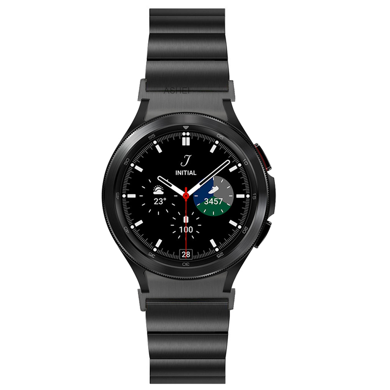 For Samsung Galaxy Watch 4 5 Band 40mm 44mm/Galaxy Watch 4 Classic 46mm 42mm/5 pro 45mm No Gaps strap Stainless Steel Bracelet 220819