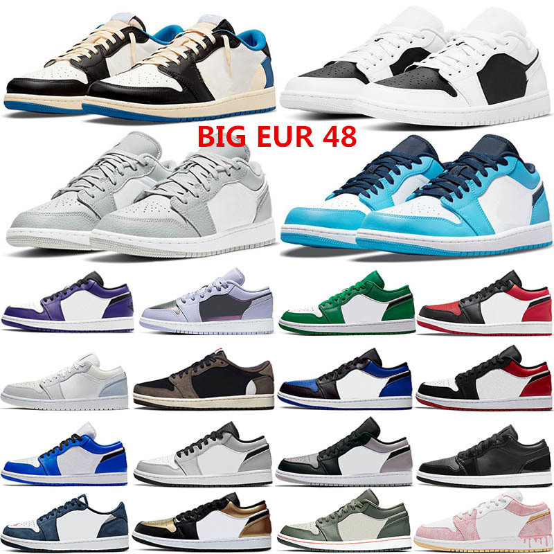 Shoes BIG EUR 48 Jumpman 1 Men Women Low basketball OG 1S off Triple White Shadow designer University Blue UNC Black Bred Toe Light Smoky, 41
Shoes BIG EUR 48 Jumpman 1 Men Women Low basketball OG 1S off Triple White Shadow designer University Blue UNC Black Bred Toe Light Smoky, 41