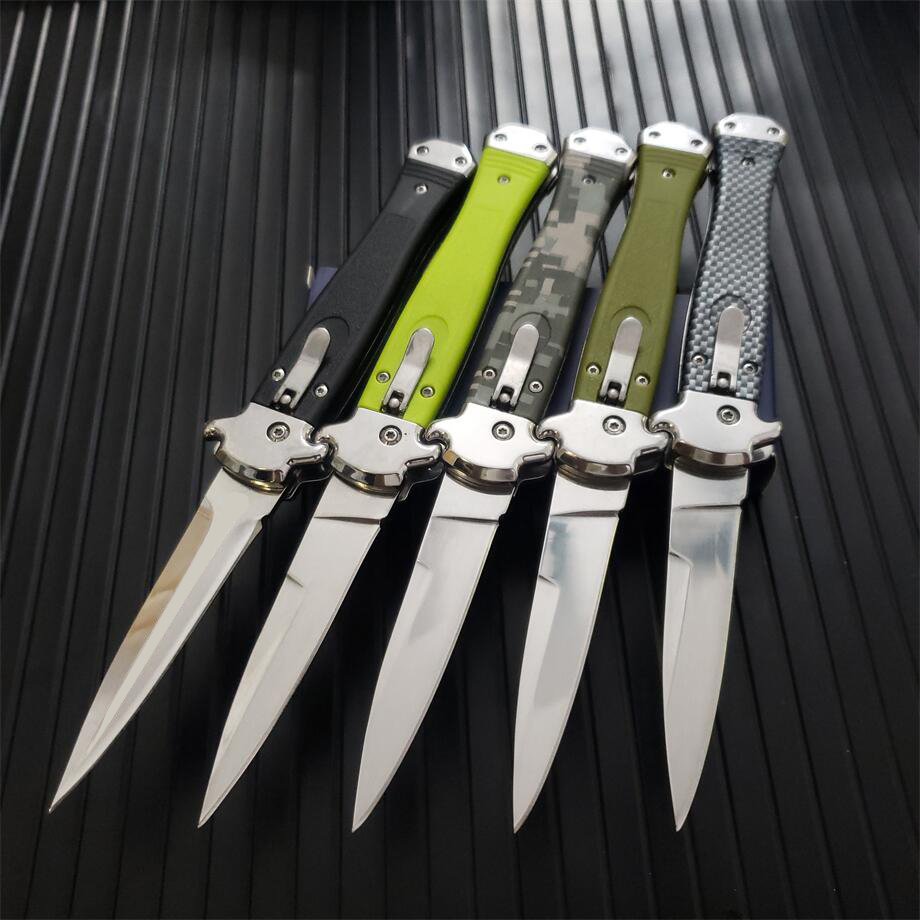 5 Style 9 inch Colt II Italian Mafia Folding Knife Italy Pocket knives Double AUTO 440c Stainless steel Tactical EDC 945 940 AK47 UT85 UT88 920 3407 Tool
5 Style 9 inch Colt II Italian Mafia Folding Knife Italy Pocket knives Double AUTO 440c Stainless steel Tactical EDC 945 940 AK47 UT85 UT88 920 3407 Tool