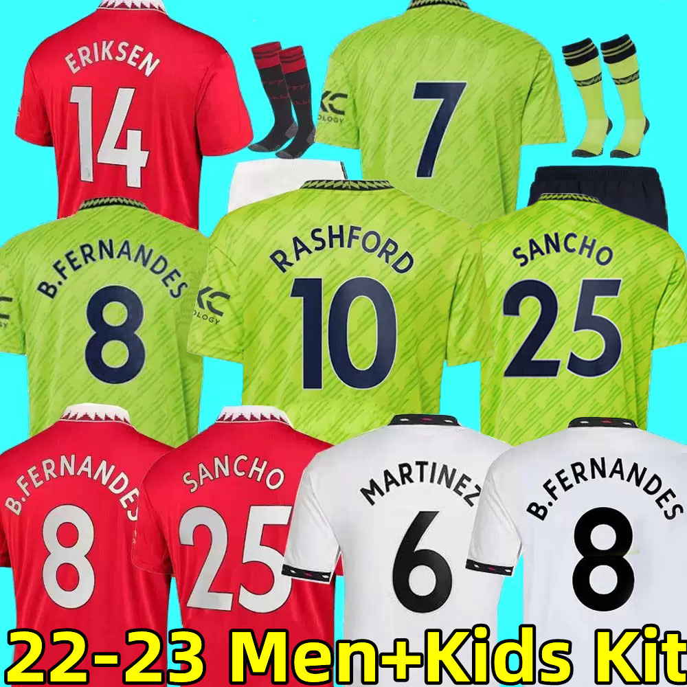 22 23 Soccer Jerseys ANTONY BRUNO FERNANDES SANCHO Martinez Eriksen McTominay RASHFORD GREENWOOD FRED Elanga VARANE Malacia 2022 football shirt men kids kit set, 22-23 third women
22 23 Soccer Jerseys ANTONY BRUNO FERNANDES SANCHO Martinez Eriksen McTominay RASHFORD GREENWOOD FRED Elanga VARANE Malacia 2022 football shirt men kids kit set, 22-23 third women