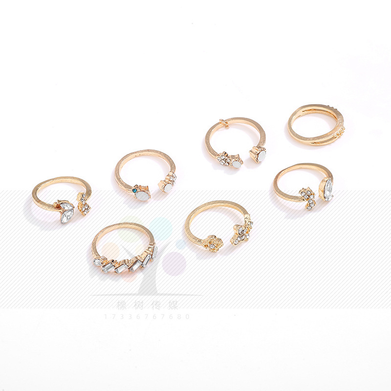 Wedding Rings Geometric Set Ring Fashion Pearl Butterfly Diamond 7 Piece For Women Retro Boho
Wedding Rings Geometric Set Ring Fashion Pearl Butterfly Diamond 7 Piece For Women Retro Boho