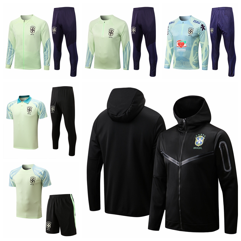 22/23 New Brazil Polo Jacket Tracksuits Training Suit Jogging Set Football Soccer Jerseys Kit Chandal Survetement Maillots De Foot XF022
22/23 New Brazil Polo Jacket Tracksuits Training Suit Jogging Set Football Soccer Jerseys Kit Chandal Survetement Maillots De Foot XF022