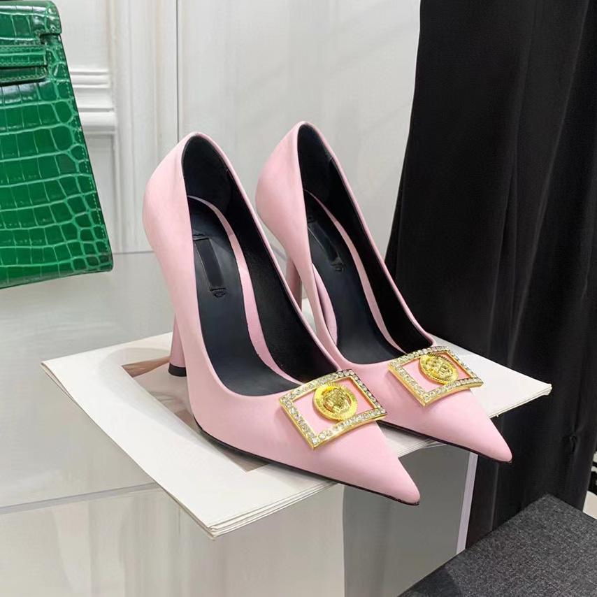 top-level Metal ornaments decoration high-heeled shoes Pointed Toe Pumps 105mm Gold metal calfskin Dress shoe Evening, Blue
top-level Metal ornaments decoration high-heeled shoes Pointed Toe Pumps 105mm Gold metal calfskin Dress shoe Evening, Blue