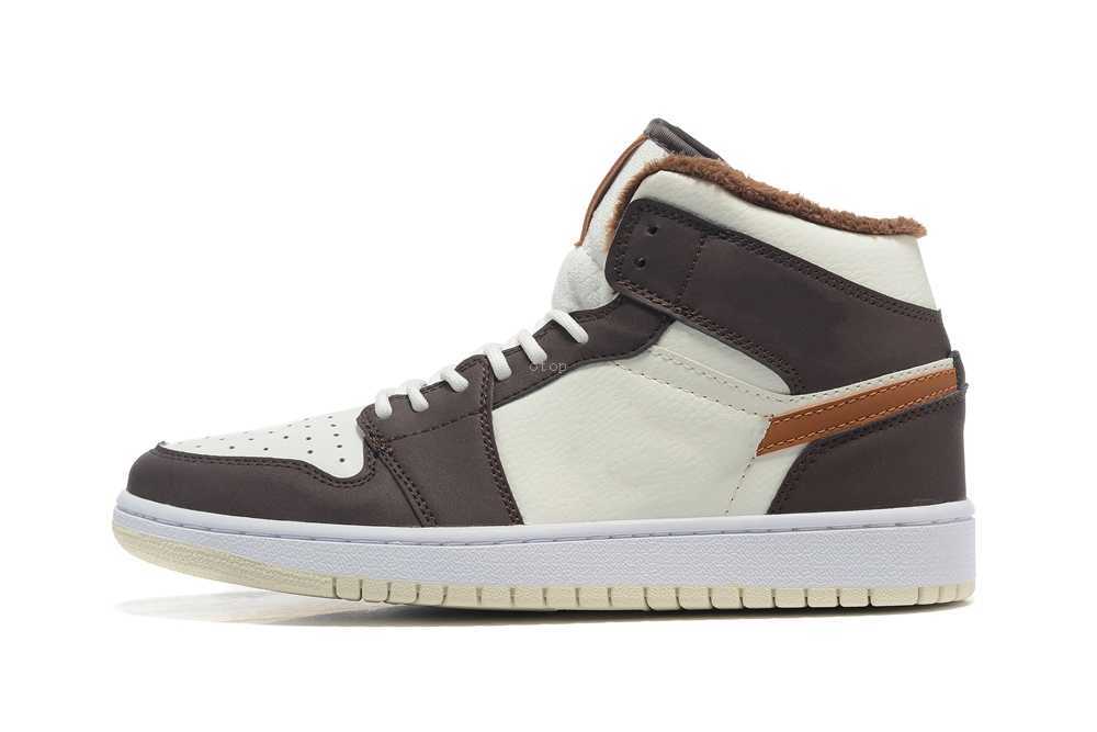 Roller Shoes 1 1s Mid SE Brown Basalt Oatmeal Do6699-200 Basketball Shoes Mens Size US 36-45, Av3905-038