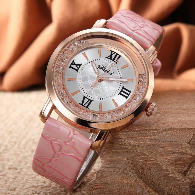 Wristwatches Ladies Flowing Rhinestones Female Electronic Watch Fashion Student Leather Strap Casual Quartz WatchWristwatches, Black
Wristwatches Ladies Flowing Rhinestones Female Electronic Watch Fashion Student Leather Strap Casual Quartz WatchWristwatches, Black