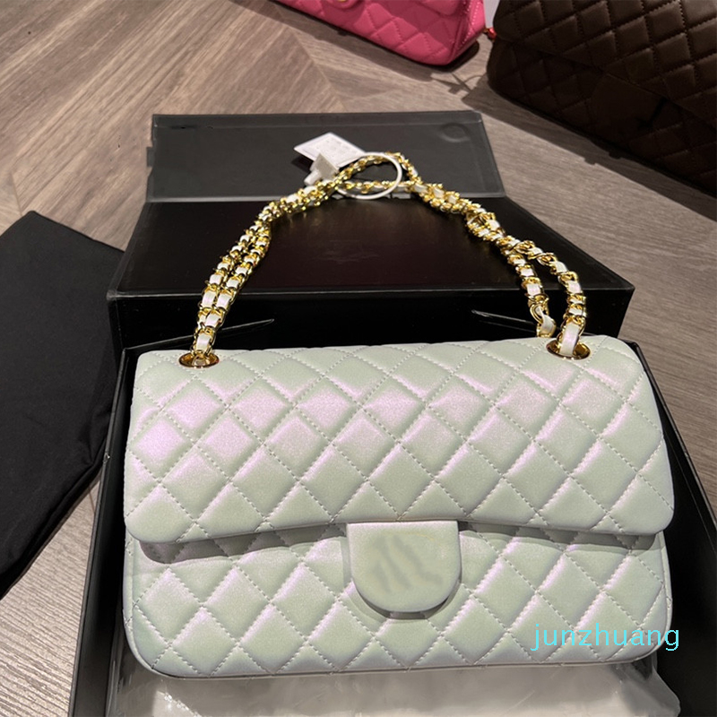 Classic Designer Bag 2022 Women High Quality Gold Chain Shoulder Bag Leather 25cm Double Flap Fashion Crossbody Tote Purses Handbag Ladies Handbags, Grey
Classic Designer Bag 2022 Women High Quality Gold Chain Shoulder Bag Leather 25cm Double Flap Fashion Crossbody Tote Purses Handbag Ladies Handbags, Grey