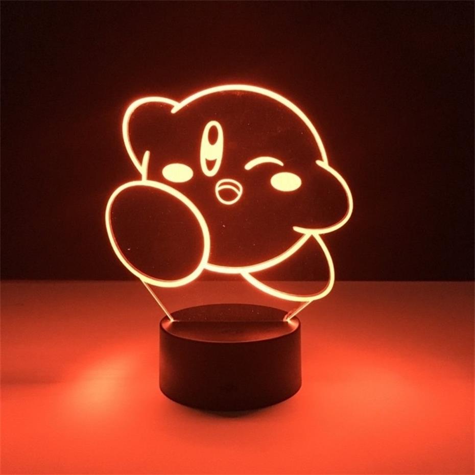 Kirby 3D LED Night Light 7 Color Changing Lamp Room Decoration Action Figure Toy For Birthday Christmas Gift T200603301h, White
Kirby 3D LED Night Light 7 Color Changing Lamp Room Decoration Action Figure Toy For Birthday Christmas Gift T200603301h, White