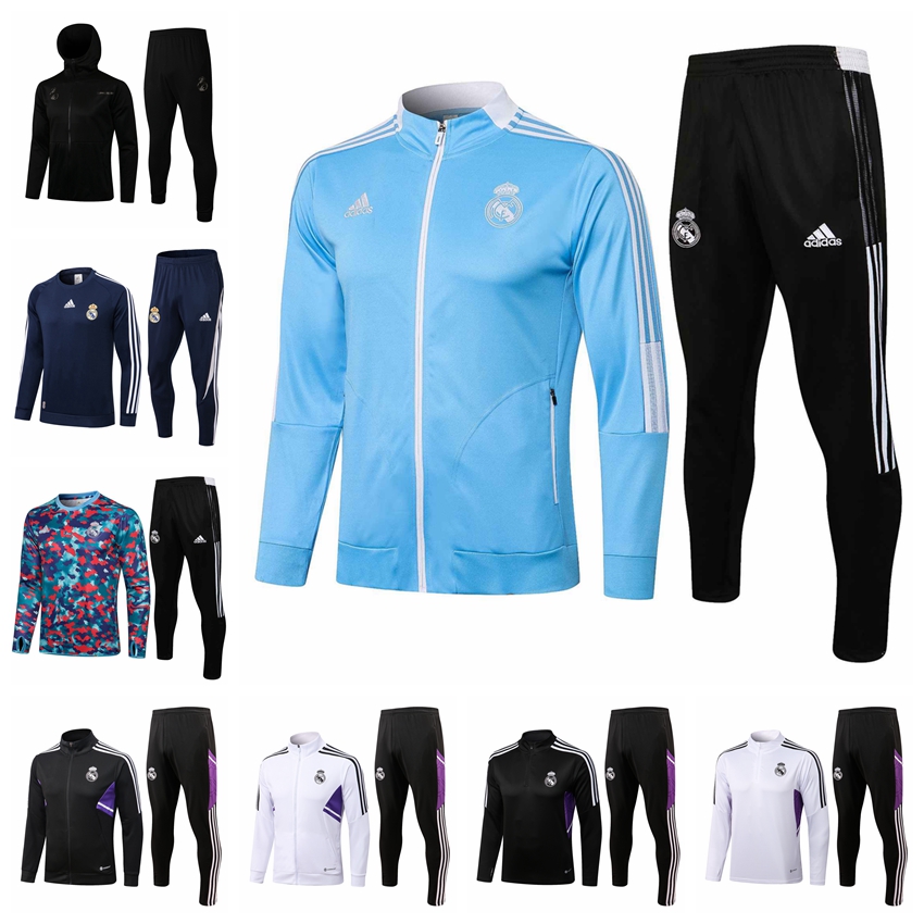 22/23 New Real Madrids Falf Long Zipper Jacket Vest Tracksuits Training Suit Jogging Set Football Soccer Jerseys Kit Chandal Survetement Maillots De Foot UC01
22/23 New Real Madrids Falf Long Zipper Jacket Vest Tracksuits Training Suit Jogging Set Football Soccer Jerseys Kit Chandal Survetement Maillots De Foot UC01