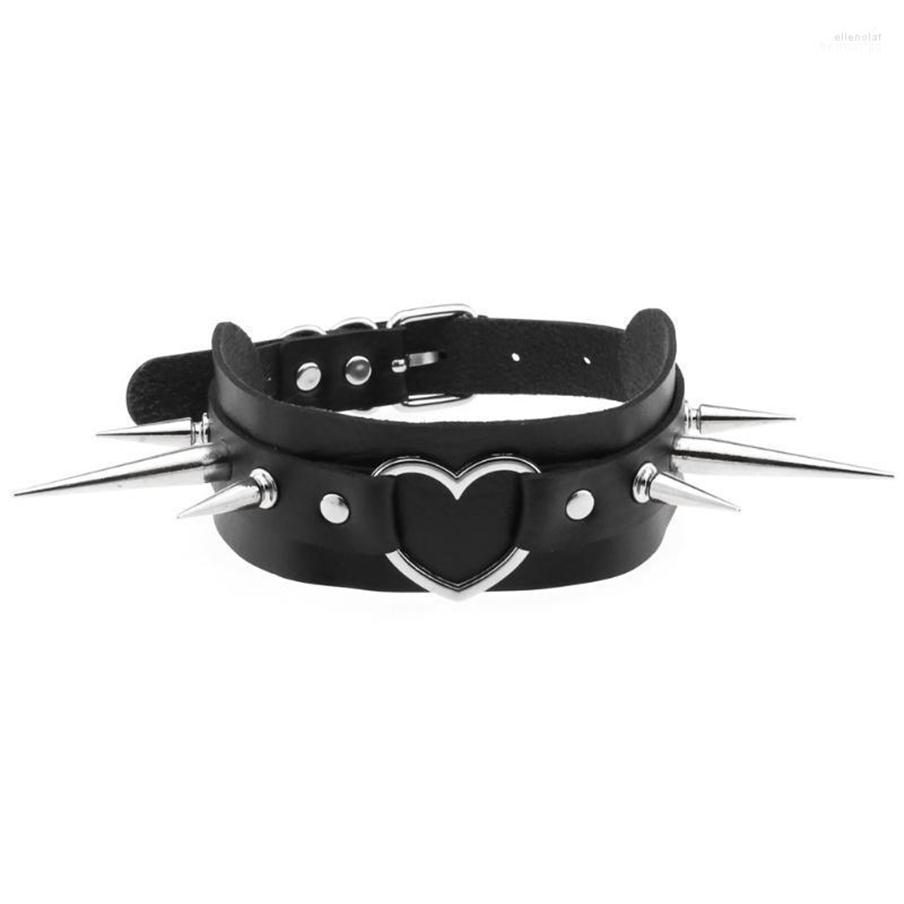 Chokers Long Spike Choker Goth Punk Faux Leather Collar For Women Men Cool Big Rivets Heart Chocker Necklaces Emo Halloween Cospla307K
Chokers Long Spike Choker Goth Punk Faux Leather Collar For Women Men Cool Big Rivets Heart Chocker Necklaces Emo Halloween Cospla307K