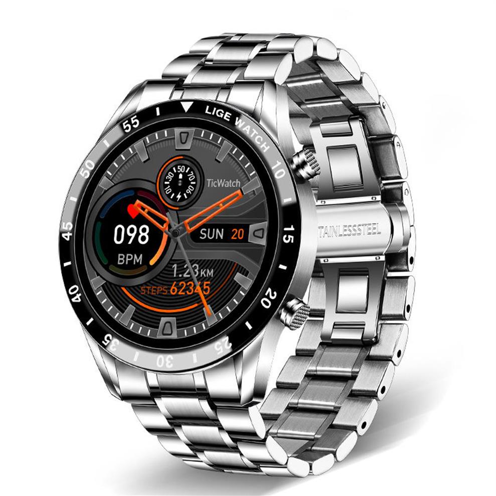 LIGE 2021 New Men Smart Watch Bluetooth Call Watch Waterproof Sports Fitness Smartwatch For Android IOS Smart Watch Men Box2472
LIGE 2021 New Men Smart Watch Bluetooth Call Watch Waterproof Sports Fitness Smartwatch For Android IOS Smart Watch Men Box2472