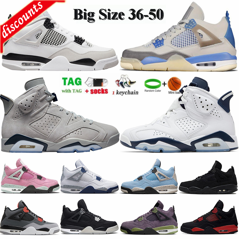 Mens Basketball Shoes Size 36-50 4 4s Fire Red Thunder White Oreo Military Black Cat Jumpman University Blue Midnight Navy 6 6s Unc Womens, 20
Mens Basketball Shoes Size 36-50 4 4s Fire Red Thunder White Oreo Military Black Cat Jumpman University Blue Midnight Navy 6 6s Unc Womens, 20