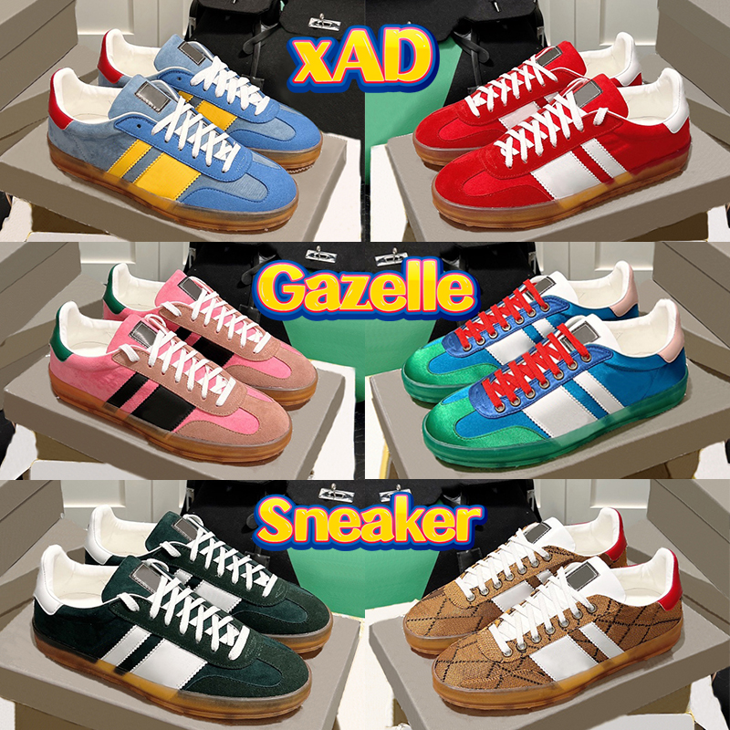 Designer casual shoes xAD Gazelle Sneaker Pink blue green red Velvet Beige Ebony Canvas White suede silk luxury men women sneakers fashion trainers US 5-10.5, 07 white suede
Designer casual shoes xAD Gazelle Sneaker Pink blue green red Velvet Beige Ebony Canvas White suede silk luxury men women sneakers fashion trainers US 5-10.5, 07 white suede