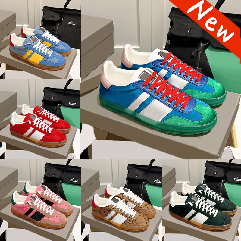Newest xAD Gazelle Sneaker mens running shoes White suede Blue silk Pink red green Velvet Beige Ebony Canvas top quality low men women designer sneakers EUR 35-44, Shoe box
Newest xAD Gazelle Sneaker mens running shoes White suede Blue silk Pink red green Velvet Beige Ebony Canvas top quality low men women designer sneakers EUR 35-44, Shoe box