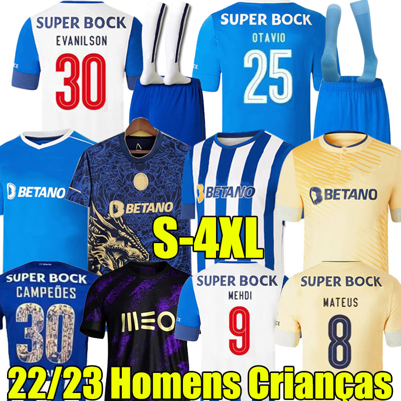 FC Porto 2020 PEPE ALEX TELLES Soccer Jerseys TAREMI Marega BRAHIMI SHOYA DANILO Retro 2001 Football Shirt OTAVIO Men Kids Kit Football Shirts, 22-23 lejos
FC Porto 2020 PEPE ALEX TELLES Soccer Jerseys TAREMI Marega BRAHIMI SHOYA DANILO Retro 2001 Football Shirt OTAVIO Men Kids Kit Football Shirts, 22-23 lejos
