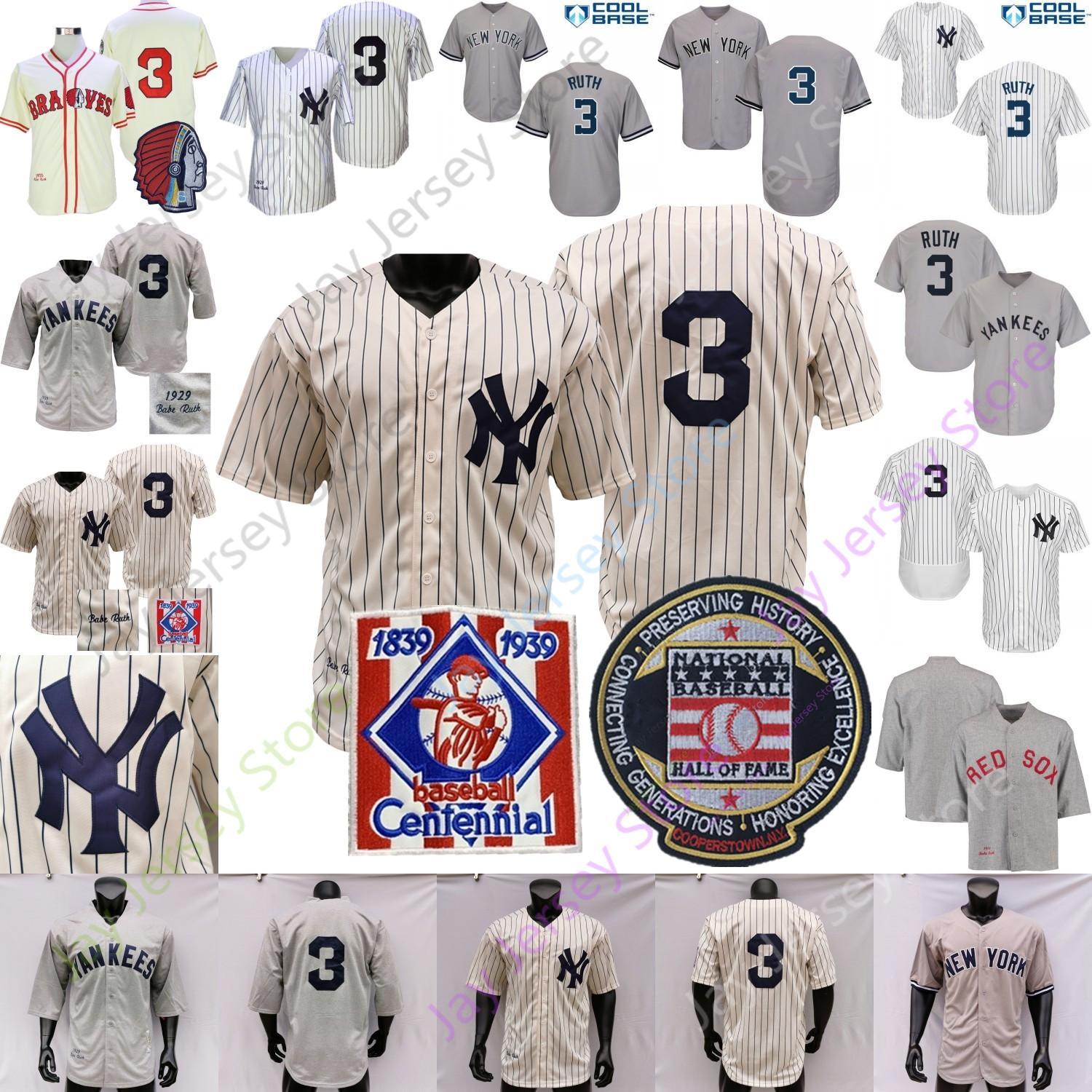 College Wears Babe Ruth Jersey Baseball Hall Of Fame Patch Home Away White Cream Pinstripe Grey All Stitched, 1929
College Wears Babe Ruth Jersey Baseball Hall Of Fame Patch Home Away White Cream Pinstripe Grey All Stitched, 1929