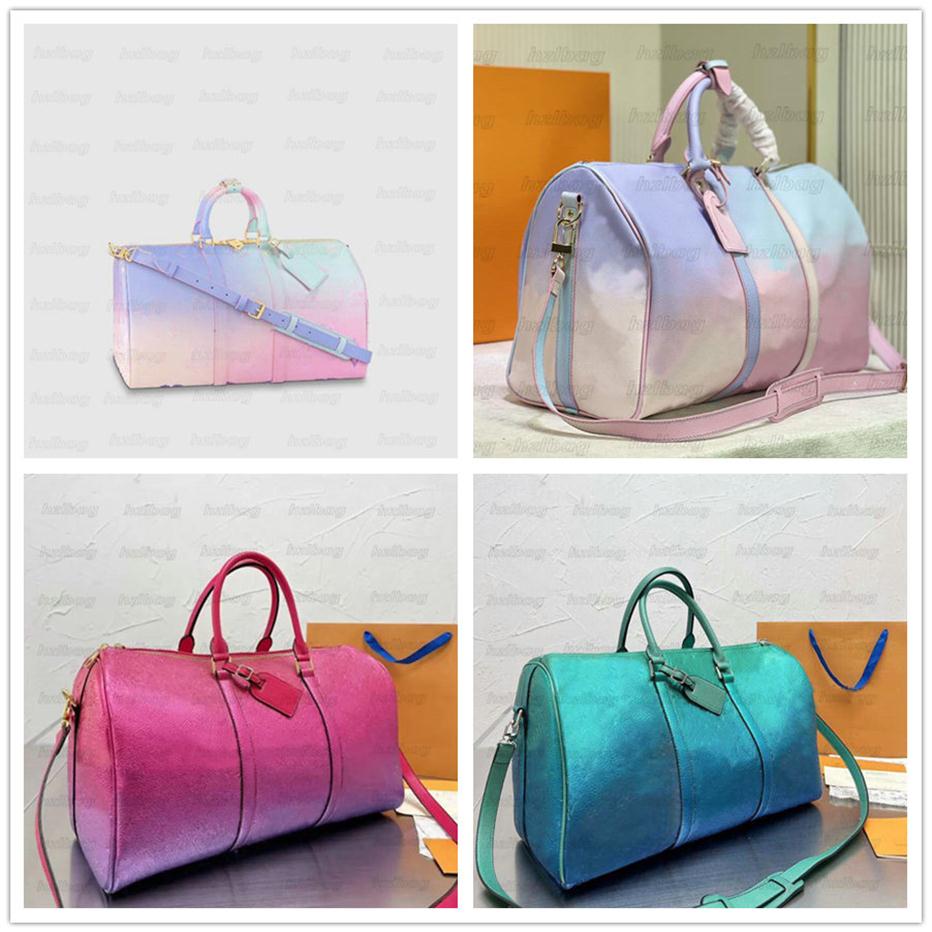 Sunrise Pastel Summer 2022 KEEP 45B ALL Duffel Bag BANDOULIERE 45 M59943 Upbeat effect SPRING IN THE CITY COLLECTION Cabin-size Ha1878, Color 1
Sunrise Pastel Summer 2022 KEEP 45B ALL Duffel Bag BANDOULIERE 45 M59943 Upbeat effect SPRING IN THE CITY COLLECTION Cabin-size Ha1878, Color 1