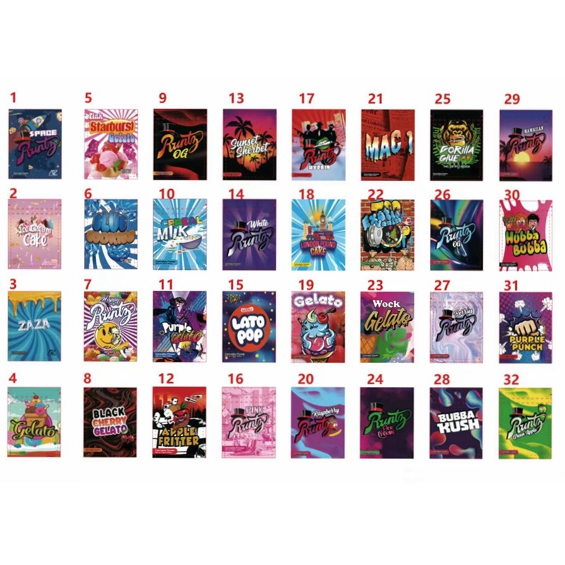 3.5g White Runtz og packaging bags 32types purple wock Gelato mylar bag London Pound cake cereal milk ZAZA JOKE'S UP lato pop Gorilla glue stand-up pouch flower baggies
3.5g White Runtz og packaging bags 32types purple wock Gelato mylar bag London Pound cake cereal milk ZAZA JOKE'S UP lato pop Gorilla glue stand-up pouch flower baggies