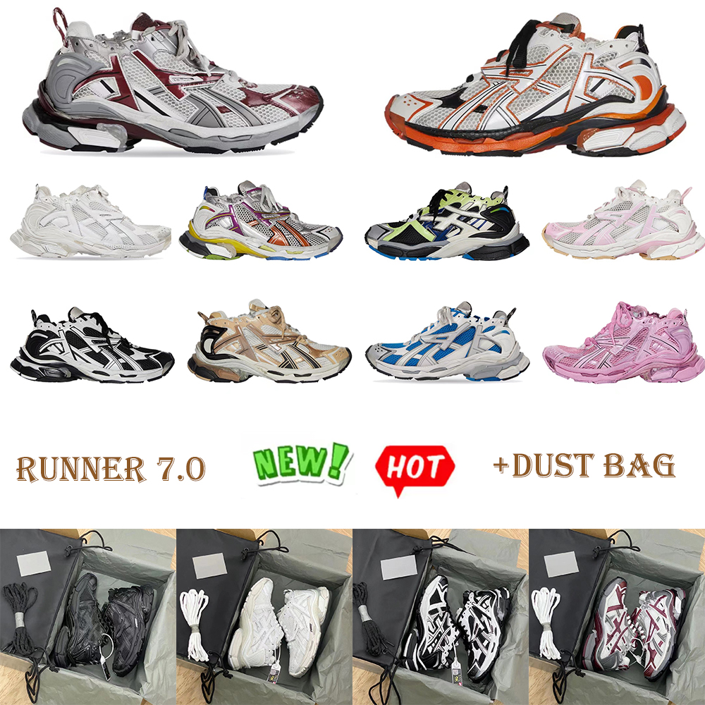 2022 high quality Designer Runner 7.0 Designers demna Men Casual Shoes High Trainers Black White Women Running Shoe Trend All-match Jogging Hiking size 35-45
2022 high quality Designer Runner 7.0 Designers demna Men Casual Shoes High Trainers Black White Women Running Shoe Trend All-match Jogging Hiking size 35-45