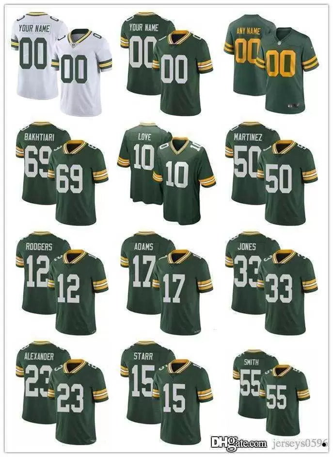 7 Quay Walker 95 Devonte Wyatt 2022 custom Green Bay''Packers''Jersey 12 Aaron Rodgers 23 Jaire Alexander 32 Rasul Douglas Football Jerseys, Color8
7 Quay Walker 95 Devonte Wyatt 2022 custom Green Bay''Packers''Jersey 12 Aaron Rodgers 23 Jaire Alexander 32 Rasul Douglas Football Jerseys, Color8