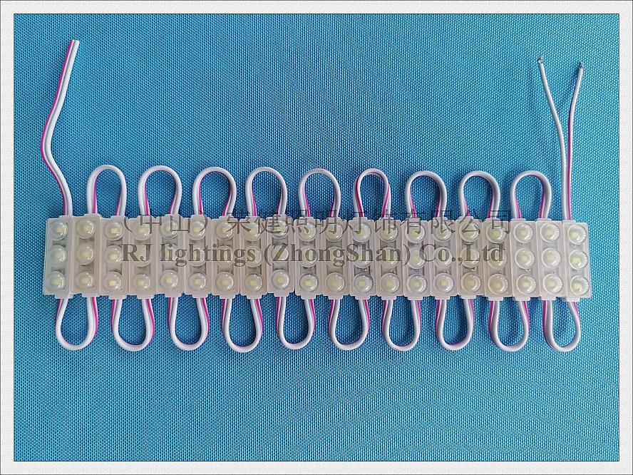 ultrasonic seal LED module waterproof IP68 LED light module for mini sign letters DC12V SMD 2835 3 led 0.4W 27mmX9mm