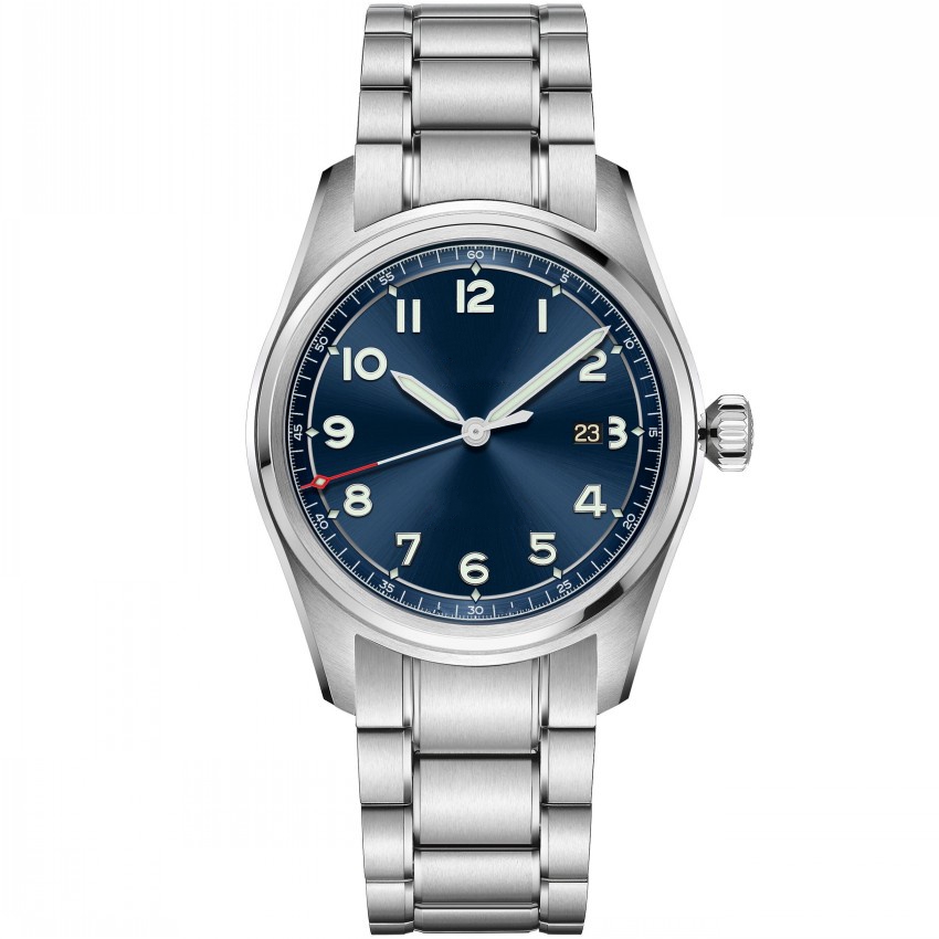 mens mechanical watch automatic Calendar, Black