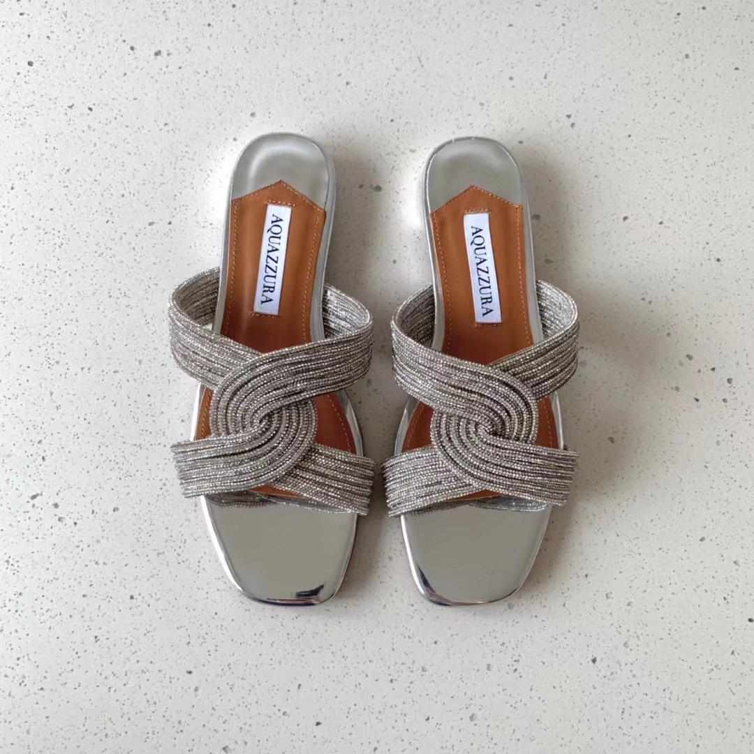 Aquazzura Dress Shoes women slippers new Designer Sandals wedding Foam Slides Set auger slingback party beach outdoor flat slipper with box
Aquazzura Dress Shoes women slippers new Designer Sandals wedding Foam Slides Set auger slingback party beach outdoor flat slipper with box