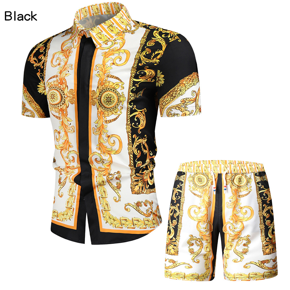Designers Tracksuit Mens Printing Two Piece Suit Summer Beach Suits Short Sleeve Shirts Shorts Cardigan Tops Short Breathable Casual Causal Sweatsuits Size -4XL
Designers Tracksuit Mens Printing Two Piece Suit Summer Beach Suits Short Sleeve Shirts Shorts Cardigan Tops Short Breathable Casual Causal Sweatsuits Size -4XL
