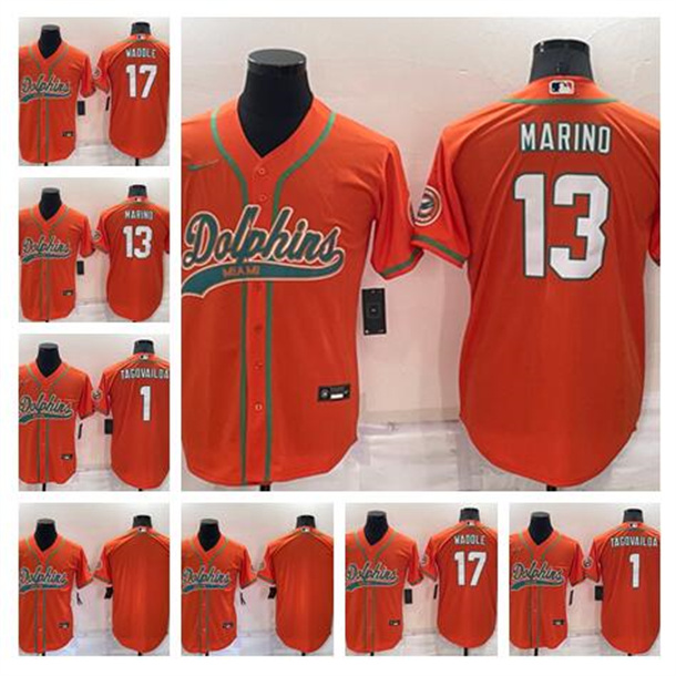 Jersey Miami''Dolphins''Men women youth 10 Tyreek Hill 1 Tua Tagovailoa 17 Jaylen Waddle 13 Dan Marino orange Cool Base Stitched Baseball Football, Shown
Jersey Miami''Dolphins''Men women youth 10 Tyreek Hill 1 Tua Tagovailoa 17 Jaylen Waddle 13 Dan Marino orange Cool Base Stitched Baseball Football, Shown