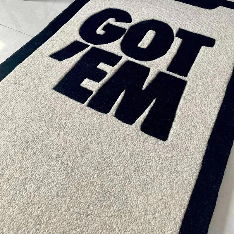 Home Furnishings Art Carpet GOT EM Order Screen App Phone Shape Rug Hypebeast Collection Parlor Bedroom Playroom Handmade Trending Floor Mat Supplier