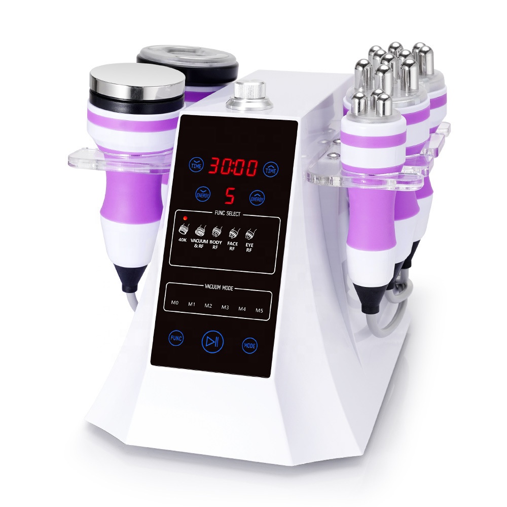 5in1 Vacuum Cavitation System Weight Loss skin tightening machine 40K cavitation body slimming machin