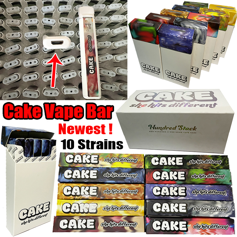 Newest Cake Vape Bar E Cigarette 1ml 10 Strains 280mAh Disposable Vapes Pen Rechargeable Kits E Cartridges Empty Thick Oil Carts Device Pods Vaporizer Dab Wax
Newest Cake Vape Bar E Cigarette 1ml 10 Strains 280mAh Disposable Vapes Pen Rechargeable Kits E Cartridges Empty Thick Oil Carts Device Pods Vaporizer Dab Wax