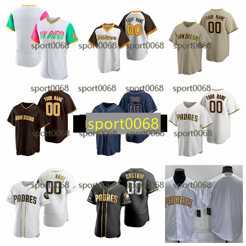 

Custom San Diego''Padres''men Baseball Jerseys Juan Soto #22 23 Fernando Tatis Jr 13 Manny Machado 19 Tony Gwynn 7 Margot 10 Profar 29 Lamet men women 821, Nik logo