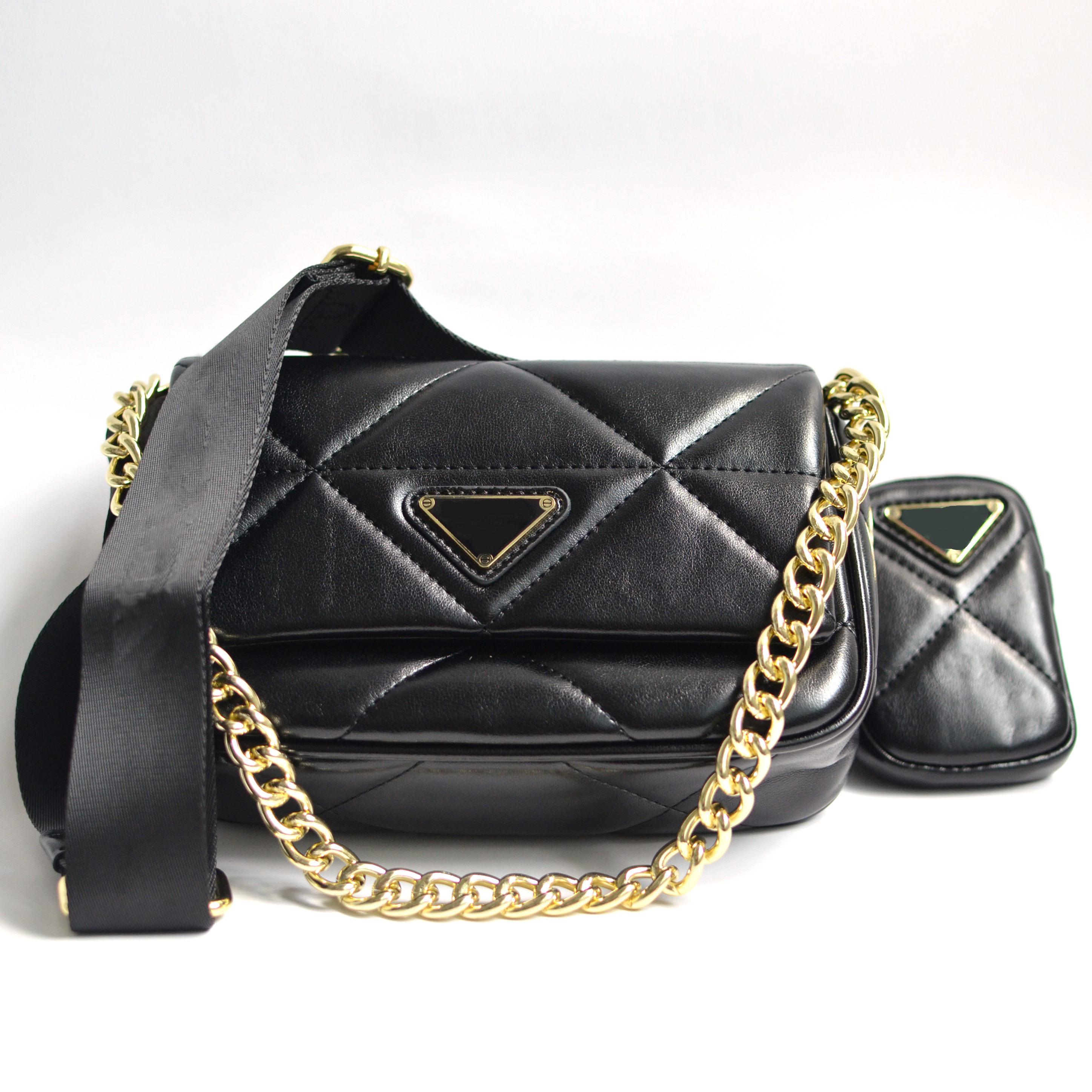2022 New 3 in 1 Evening Bag Tote Fashion Handbag Women SS21 Cross Body Bags Cow skin Shoulder Luxury Brand Designer Crossbody Female Mobile Phone Purses