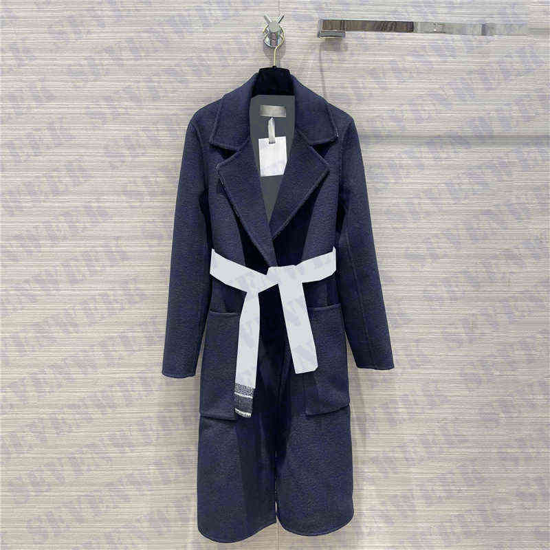 Double Sided Woolen Lapel Coats For Women Luxury Designer Letters Wool Jackets High Quality Womens Winter Coat Outerwear, Blue
Double Sided Woolen Lapel Coats For Women Luxury Designer Letters Wool Jackets High Quality Womens Winter Coat Outerwear, Blue