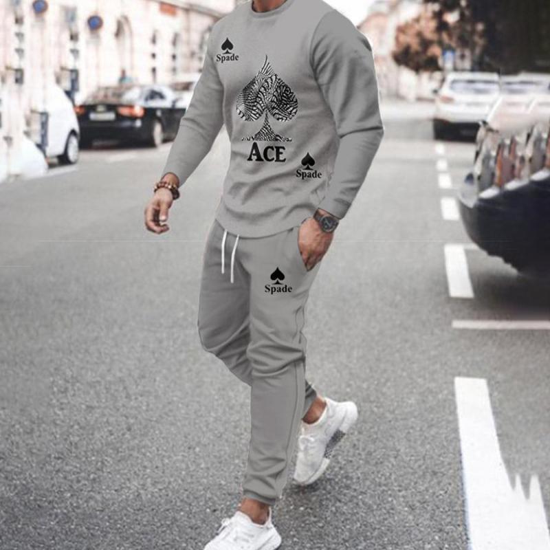 Men' Tracksuits Autumn Men' Clothing Sportswear Suit Solid 3D Printing Tshirt 2-Piece Set Jogging Pants Men Streetswear Tracksuit Sets, Tc5004
Men' Tracksuits Autumn Men' Clothing Sportswear Suit Solid 3D Printing Tshirt 2-Piece Set Jogging Pants Men Streetswear Tracksuit Sets, Tc5004