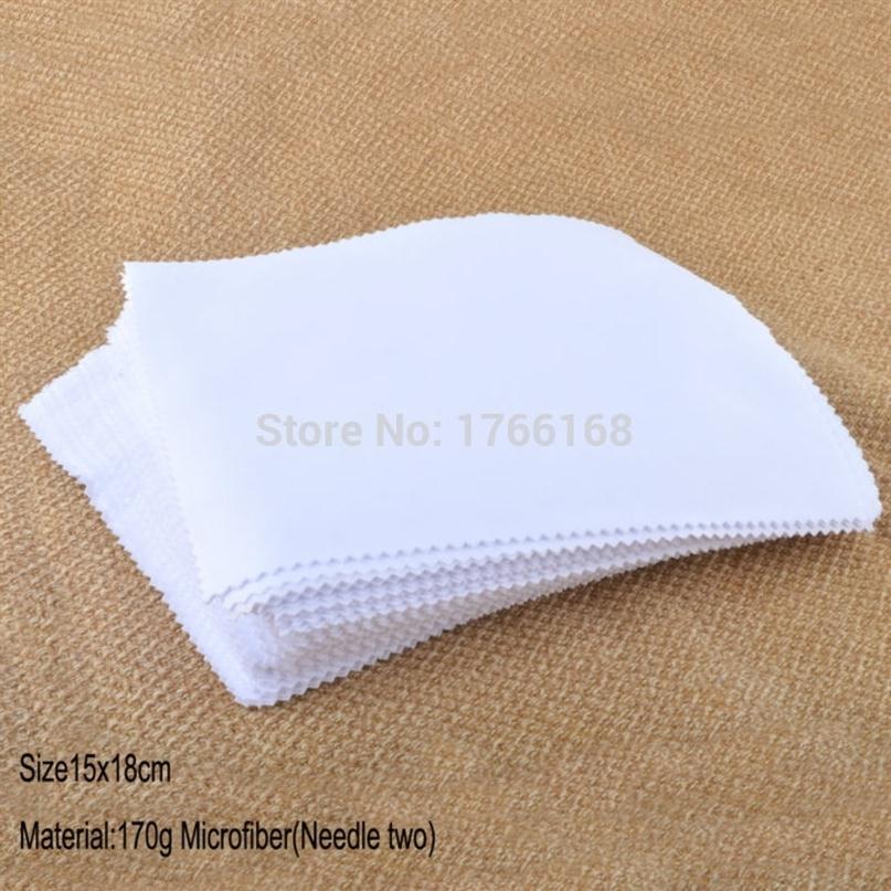 100pcs 170gsm 15x18cm Sublimation White glasses Lens Eyeglasses eyewear microfiber cleaning cloth Custom glasses cleaning cloth 205952080